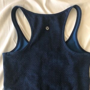 Lululemon Dark Blue Tank Top